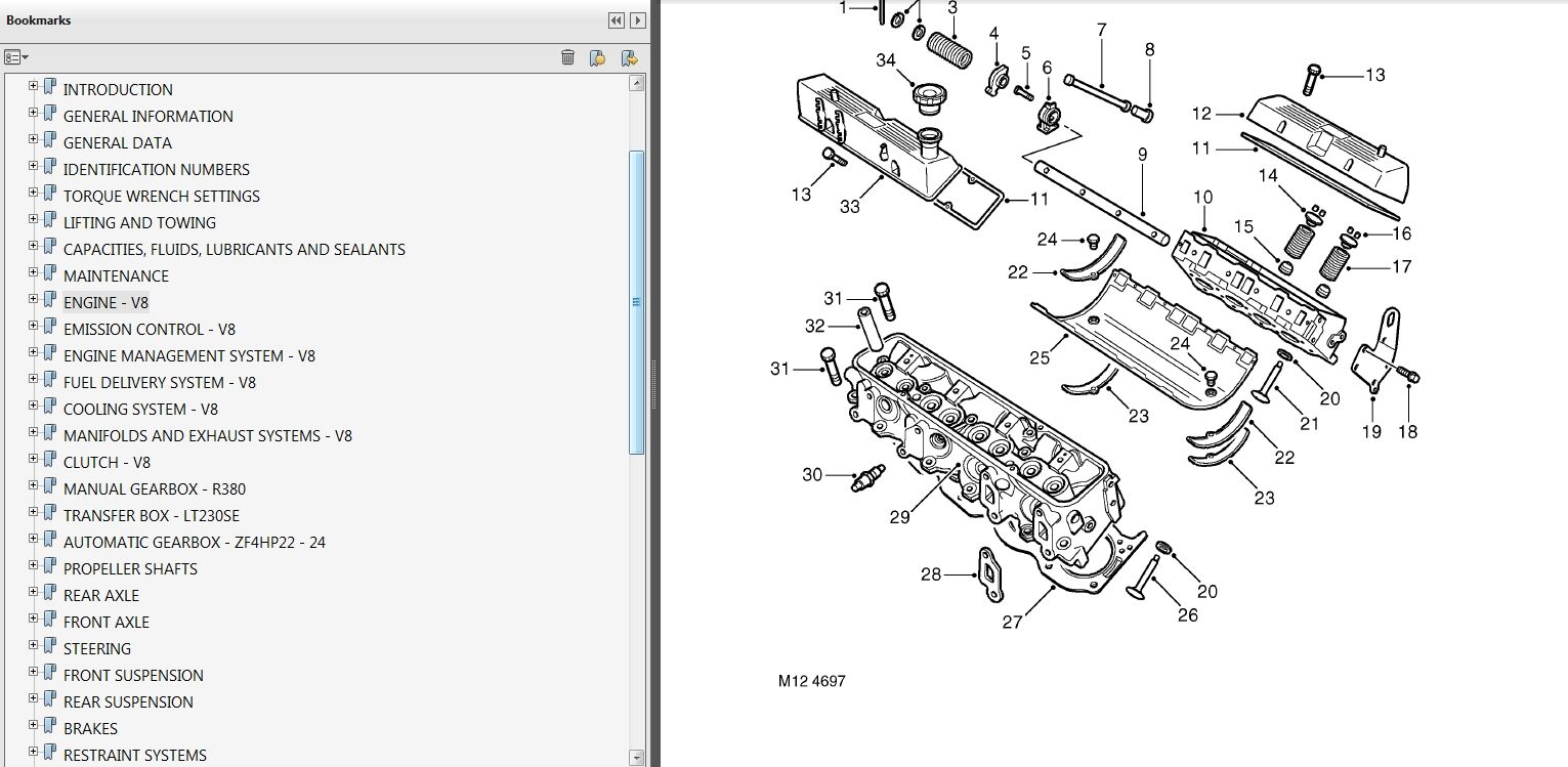 1999 - 2003 Land Rover Discovery II Factory Service Manual - Image 2